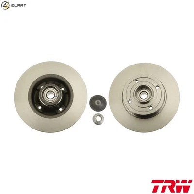 2x BRAKE DISC DF4274BS FOR RENAULT CLIO/III/EURO/CAMPUS/Sportour/Grandtour/Van - Image 1 of 4