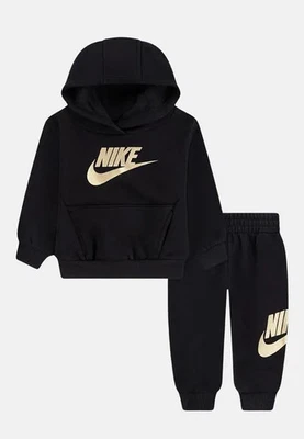 Tuta Bambino Nike Club Fleece - Nero - Immagine 1 di 2