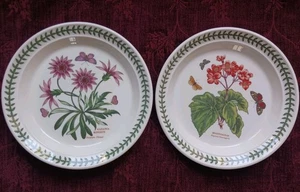 Portmeirion Botanischer Garten Salatteller - Set/2 - Begonie & Schatzblume  - Bild 1 von 6