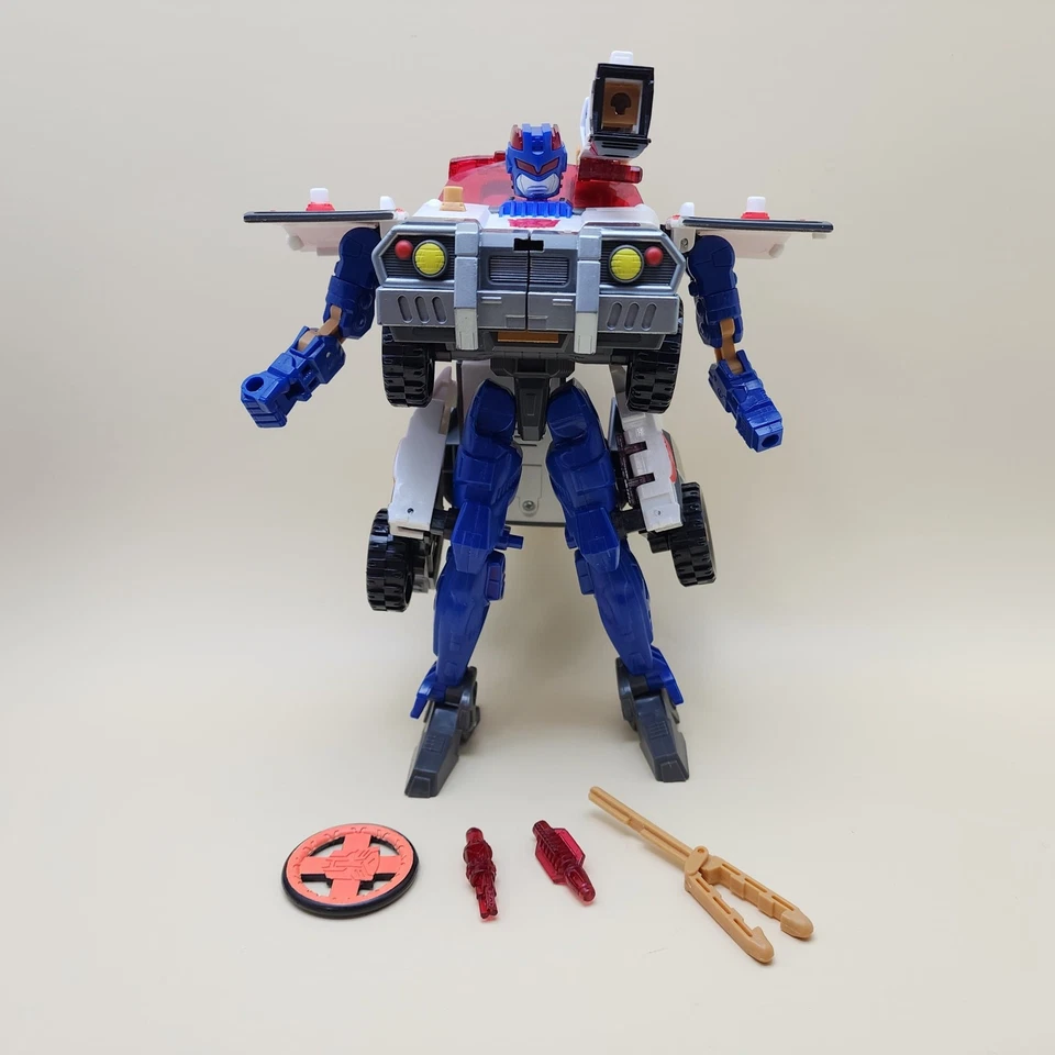 TRANSFORMERS Armada (2002) RED ALERT Max-Con 7.5" Figure [NEAR COMPLETE WORKS] - Image 1 of 4