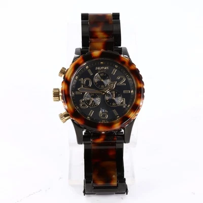Nixon Minimize All Black / Tortoise 42-20 Chrono (FPP005931) - Image 1 of 4