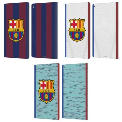 OFFICIAL FC BARCELONA 2023/24 CREST KIT LEATHER BOOK WALLET CASE FOR AMAZON FIRE - Image 1 of 4