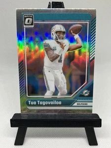 Tua Tagovailoa Dolphins Holo Silver SP 2024 Panini Donruss Optic - Bild 1 von 2