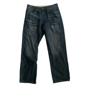 Ecko Unltd Men's Size 36x33 Y2K Baggy Fit Embroidered Denim Jeans - Picture 1 of 20