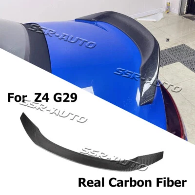 Fibra de carbono real para BMW Z4 G29 M40i 2019-2021 alerón trasero labio del ala Foto 1 de 4