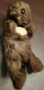 Vintage 1975 Dakin Pillow Pets, Otter Holding Shell, 11", Stuffed Plush - Picture 1 of 5