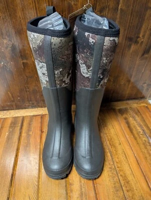 RedHead Camo Utility Waterproof Rubber Boots - Brown, Size 7 - Image 1 of 4