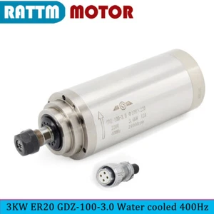 Kit de fresado de enrutador de husillo de refrigeración CNC refrigerado por agua 3KW ER20 220V - Imagen 1 de 13
