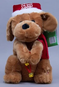 Gemmy Animated 13 in Santa Labradoodle spielt Winter Wonderland Neu mit Etikett - Bild 1 von 1
