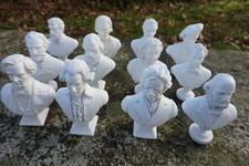 RE0120 12 SUR 24 REPRODUCTION BUSTE MUSIQUE MUSICIEN MOZART BACH CHOPIN VERDI