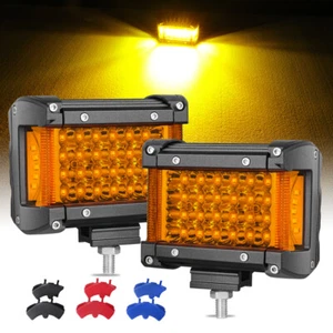 4''Inch LED Work Light Side Shooter Pods Spot Flood Combo Fog Driving Cube Truck - Picture 1 of 11