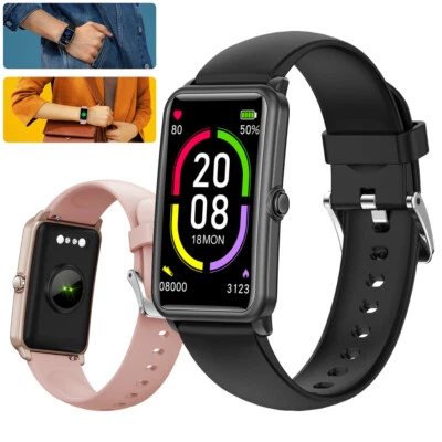 Fitness Tracker Smart Watch Waterproof Bluetooth Bracelet For Cellphone Boy Girl - Image 1 of 4