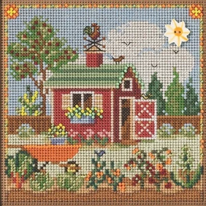 Potting Shed Cross Stitch Kit Mill Hill 2023 Buttons Beads Spring - Picture 1 of 2