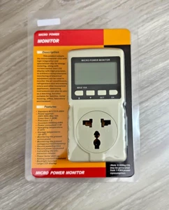 Gain Express Micro Power Monitor Class 1, 220V 50Hz, 1W, Max 10A-Open Box. - Picture 1 of 7