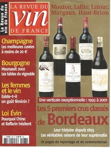 VIN DE FRANCE N°487 LES 5 1er CRUS CLASSES DE BORDEAUX / CHAMPAGNE / FEMMES-VIN - Picture 1 of 1
