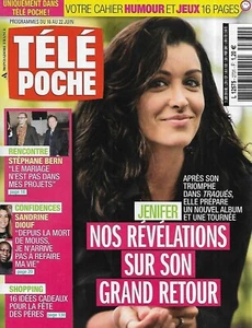 TELE POCHE n°2731 16/06/2018 Jenifer/ Stéphane Bern/ S.Diouf/ Garou & Thilleman - Imagen 1 de 1