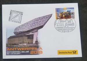 *FREE SHIP Germany Elbphilharmonie In Evening Light 2018 (FDC) *ANTWERPFILA - Picture 1 of 5