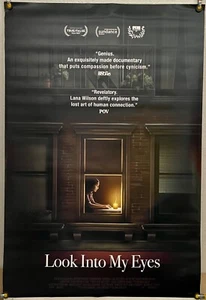 LOOK INTO MY EYES DS ROLLED ORIGINAL ONE SHEET MOVIE POSTER PSYCHIC DOCU (2024) - Picture 1 of 1