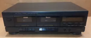 Fisher CR-W9015 Synchronized Dubbing Double Stereo Deck Cassette Player TESTED - Picture 1 of 13