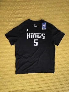 De’Aaron Fox Sacramento Kings Jordan Brand NBA T-Shirt Size 2XL - Picture 1 of 2