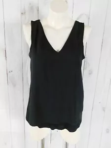 Banana Republic Black Mixed Media Layered Sleeveless Tank Top - Size PS - Picture 1 of 4