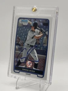 2012 Bowman - Chrome Prospects Autographs #BCP98 Greg Bird (AU, RC) - Picture 1 of 3
