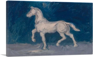 ARTCANVAS Plaster Statuette of a Horse 1886 Canvas Art Print by Vincent van Gogh - Picture 1 of 14