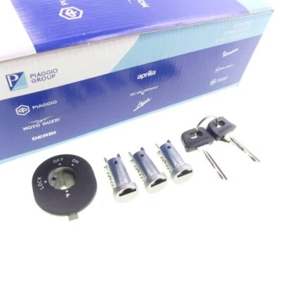 Zündschloss Schlosssatz Schloß Abdeckung Original für Piaggio Vespa PK PX COSA - Bild 1 von 4