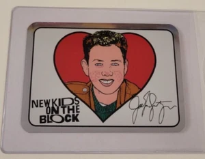 NUOVO KIDS ON THE BLOCK Joey McIntyre anni 90 prisma distributore automatico sticker card nm - Foto 1 di 3