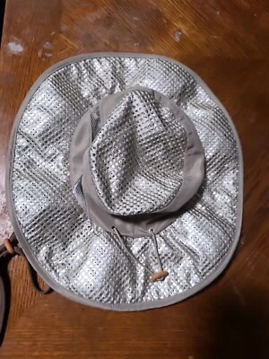 Unisex Pesca/Senderismo Ala Ancha Sombrero Malla Cordón Protección Solar Nylon Foto 1 de 4