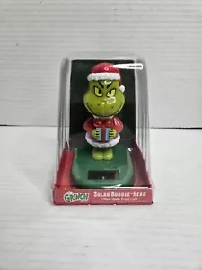 NUOVO Dr. Seuss The Grinch 5" Solar Bobblehead ballerino decorazione natalizia regalo - Foto 1 di 5