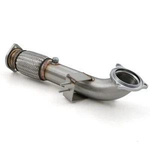 TUBO DE DESCENSO DELANTERO DE ESCAPE INOXIDABLE 3" PARA FORD FIESTA ST 180 ST180 - Imagen 1 de 6