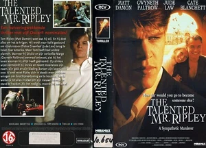 THE TALENTED MR RIPLEY (1) / DUTCH VIDEO SLEEVE/ RCV VIDEO LABEL - Picture 1 of 2