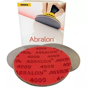 Mirka Abralon 6 Inch (150mm) Sanding Pads - 4000 Grit - 50 Pack - Picture 1 of 4
