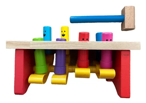 Banco de golpeteo Melissa & Doug Deluxe 4490 con juguete de martillo para niños pequeños ~ Excelente - Imagen 1 de 5
