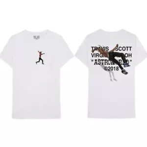 Travis Scott x Virgil Abloh Astroworld T Shirt Size L 2018 Off White NEW Sealed - Picture 1 of 8