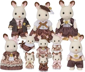 Sylvanian Families 40th Anniversary Chocolate Rabbit Family Set C-74 by EPOCH - Bild 1 von 14