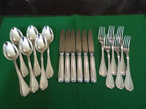 Robbe & Berking FRANZÖSISCH PERL Vorspeisenbesteck 6 Personen 18 Teile 150er TOP - Picture 1 of 9