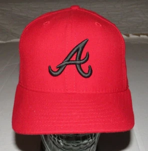 Vintage Atlanta Braves New Era MLB Wool Baseball Hat Cap Size 7 1/2 - Picture 1 of 8