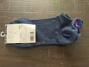 Pokemon Center Socks Unisex 23 - 25 cm 1 Pair Short Heel Embroidery Gengar Japan - Picture 1 of 4
