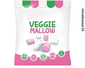 Veggie mallow HUGE 1kg Bag of Vegan Marshmallows | 100% Vegetarian Gelatine-Free - Picture 1 of 2