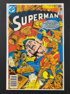 Superman #321 (1978) DC Superman Battles Parasite, VTG Direct Edt., Mid Grade! - Picture 1 of 5