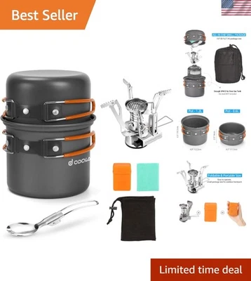 Compact 6-Piece Kitchen Set for Hiking, Camping & Picnics - Built to Last - Image 1 of 4