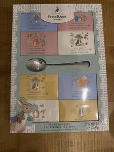 Libro de cuentos Peter Rabbit artículo de coleccionista de la hora del té. Cuchara real 8 sabores de té - Imagen 1 de 7