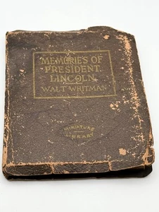 Memories Of President Lincoln By Walt Whitman - Imagen 1 de 7