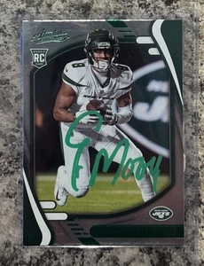 2021 Panini Absolue Rookie On-Card Autograph RC Elijah Moore NY Jets W/COA #3 - Bild 1 von 2