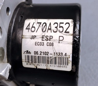 ACTUADOR BOMBA FRENO MITSUBISHI LANCER GALANT FORTI ABS antibloqueo 4670A352 Foto 1 de 4