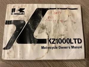 Manual del propietario 82 Kawasaki KZ1000K LTD KZ1000 K1 1982 99920-1169-02 KZ 1000 - Imagen 1 de 5