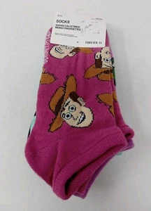 Calze Toy Story No Show donna taglia unica adatte alla maggior parte Disney Pixar Forever 21 Colab - Foto 1 di 8