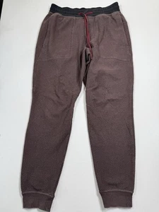 Lululemon Jogger Mens Medium 30x30 Performance Textured Double Knit Cotton Logo - Picture 1 of 9